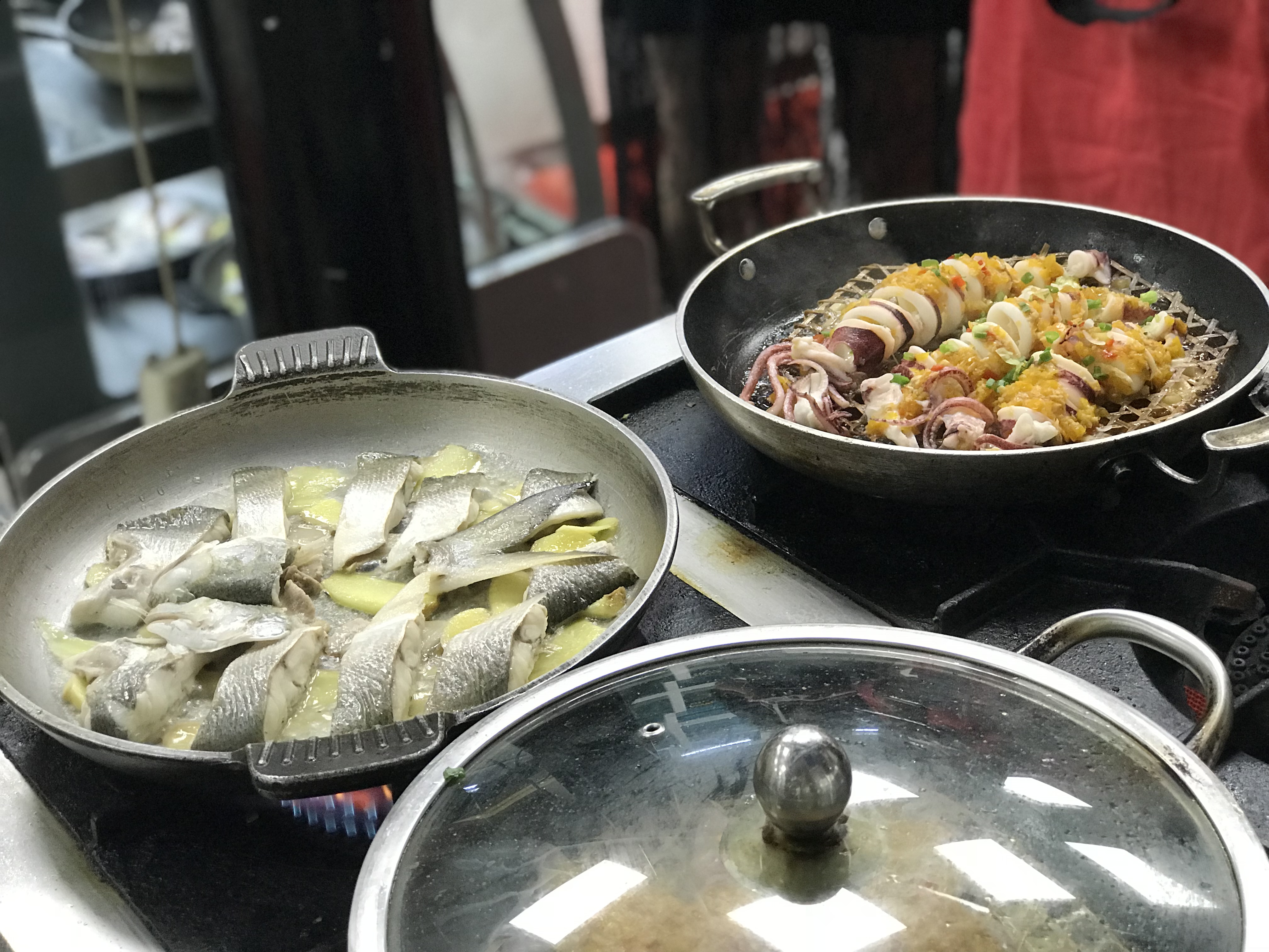 来来海鲜，旧店迁新址，老板直说我们家的菜都好吃，来过都想再来