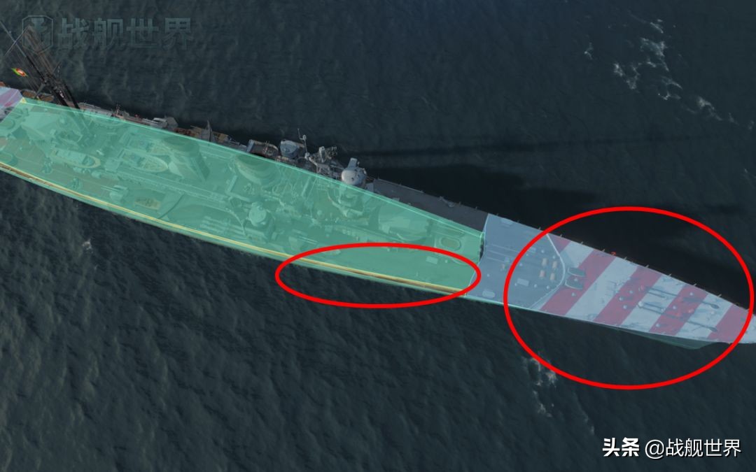 10炮碾压全场船头条纹+空气装甲羡慕吗？