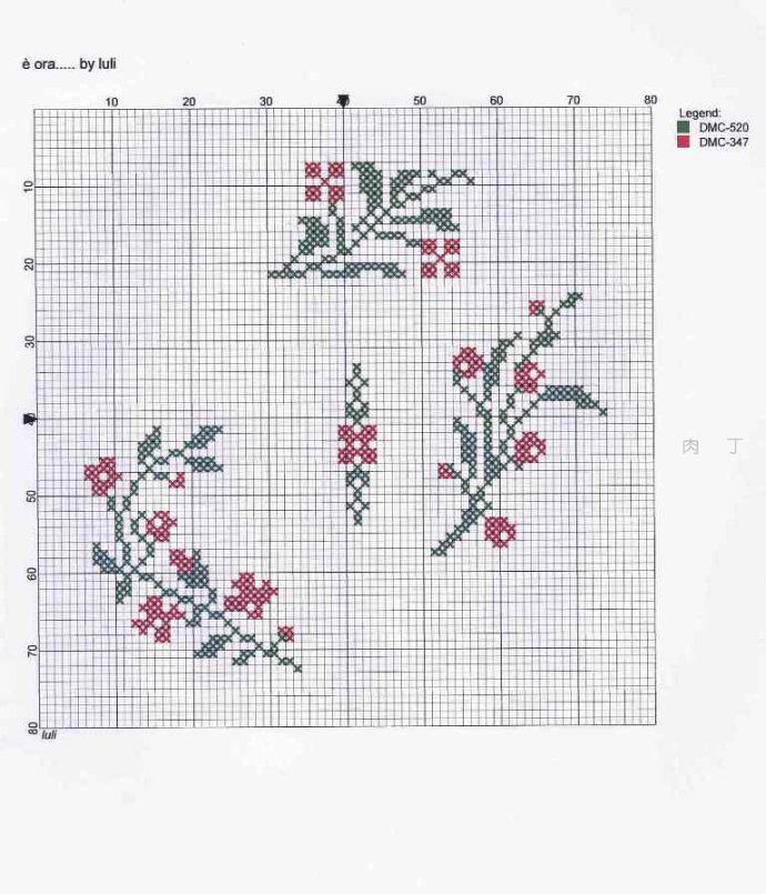 意大利设计师Luli的十字绣图纸及成品图片作品大全，编织也能用到