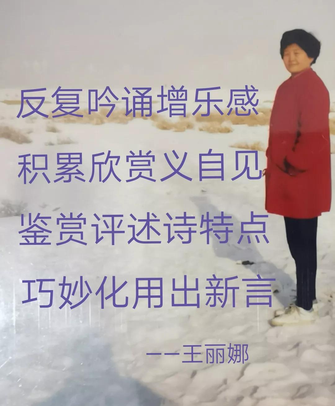 王丽娜诗词教学,王丽娜诗歌