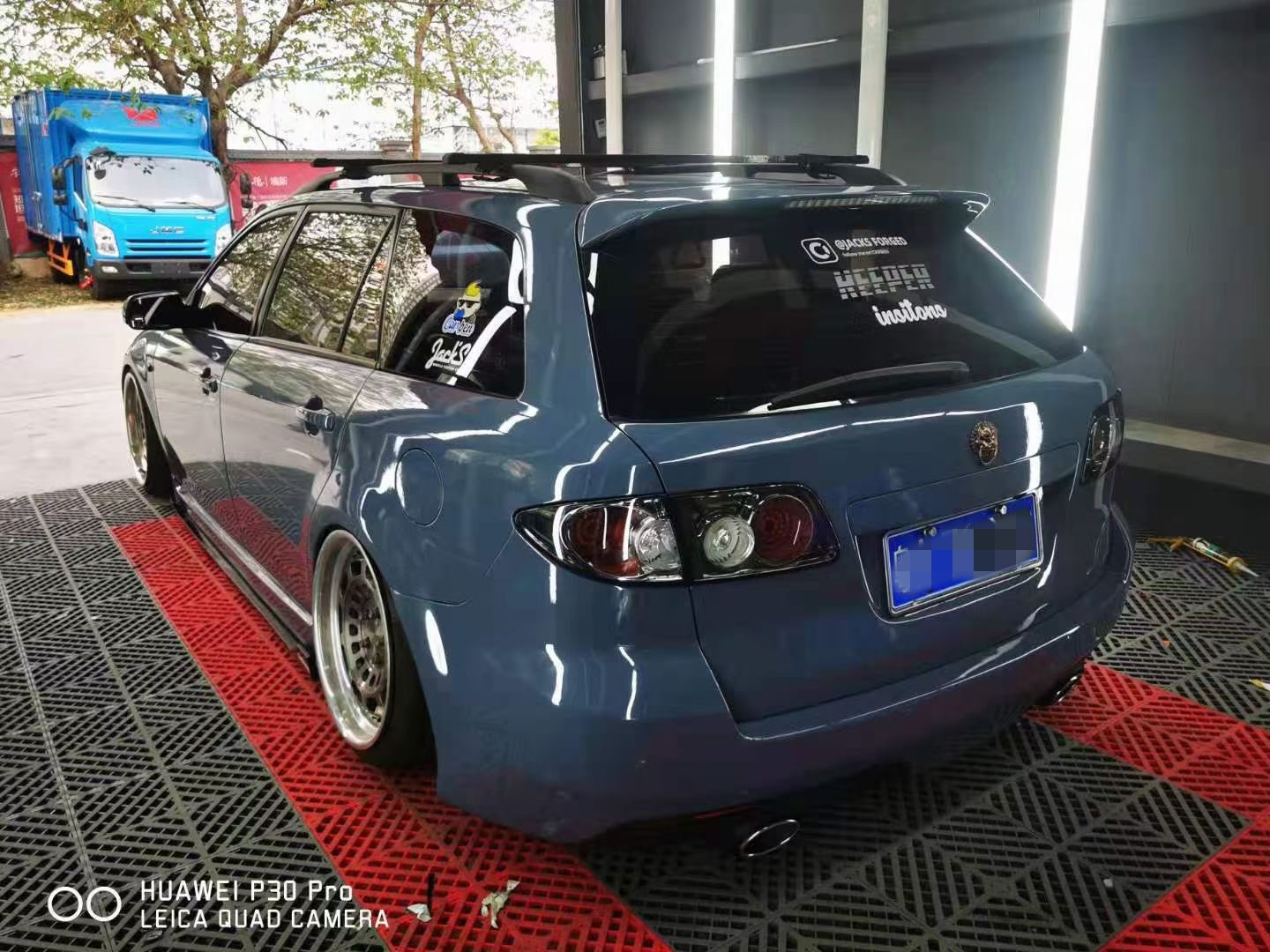 马自达6改了mps包围能装什么后唇,马自达6旅行版海外实拍升级