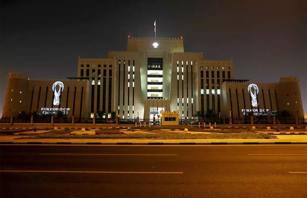 2022卡塔尔世界杯logo动态图,卡塔尔世界杯标志logo