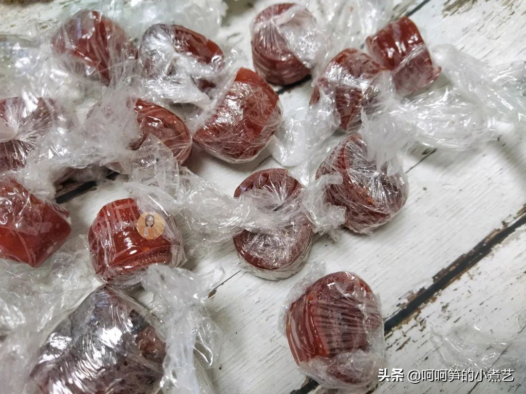 酸甜开胃的果丹皮快点学起来,吃卷果丹皮童年小零食
