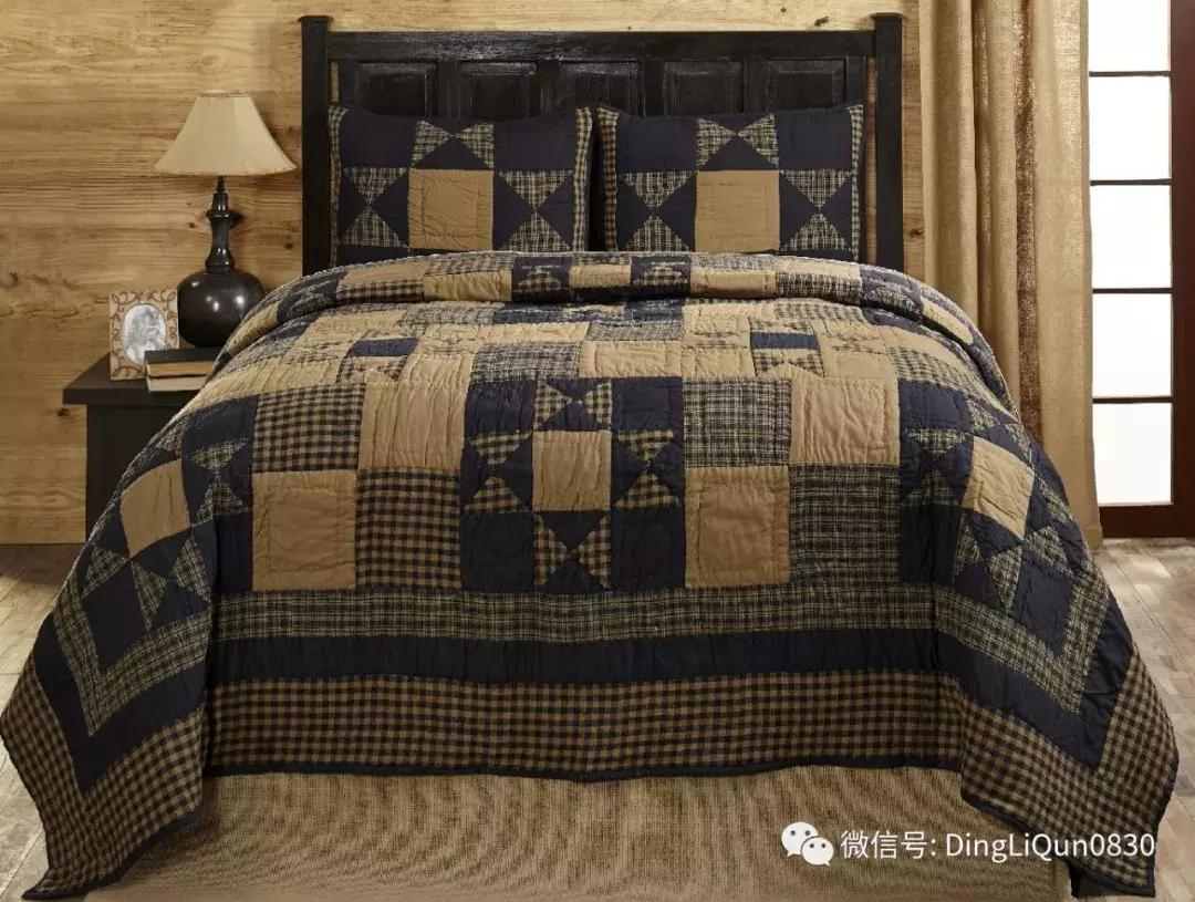 拼布三件套图片大全,拼布作品衣服