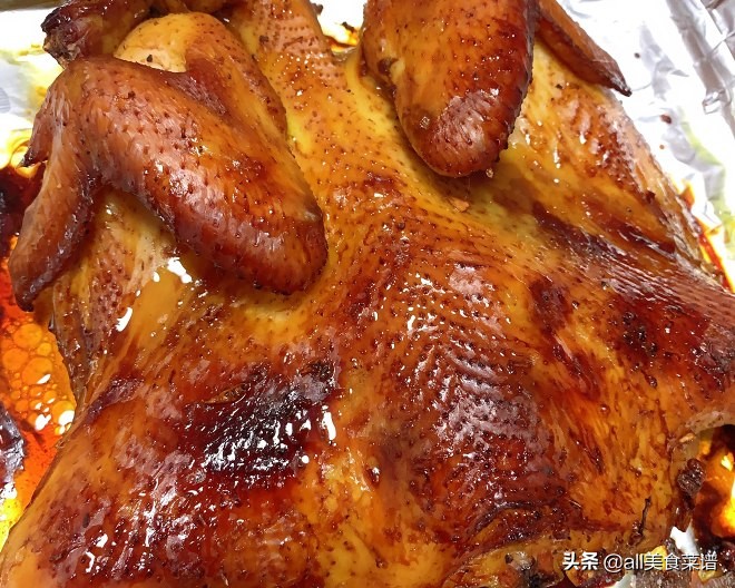 老鸡烤箱烤鸡的做法,烤箱烤鸡做法教程脆皮鸡