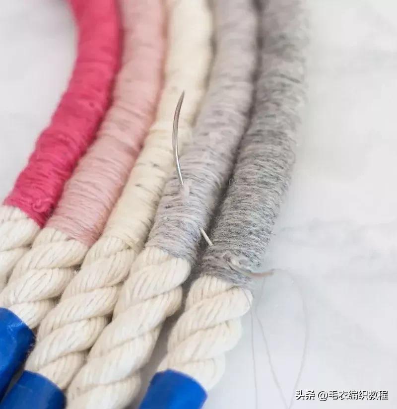 简单易做的挂毯,自制彩虹挂毯