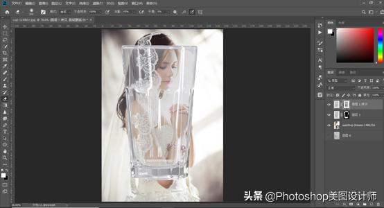 ps抠取透明物体教程,ps中抠透明玻璃酒杯