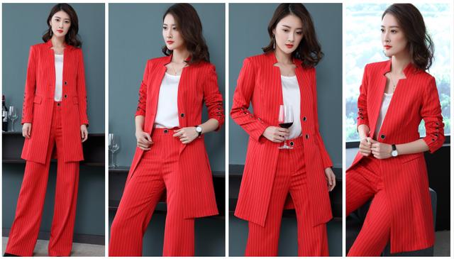 试试这些阔腿裤套装洋气减龄美翻,直筒窄版阔腿裤女春秋季如何搭配