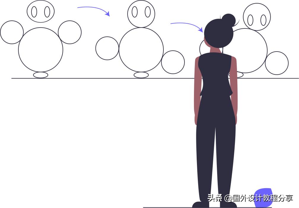 扁平矢量插画色彩教程,扁平矢量家具插画