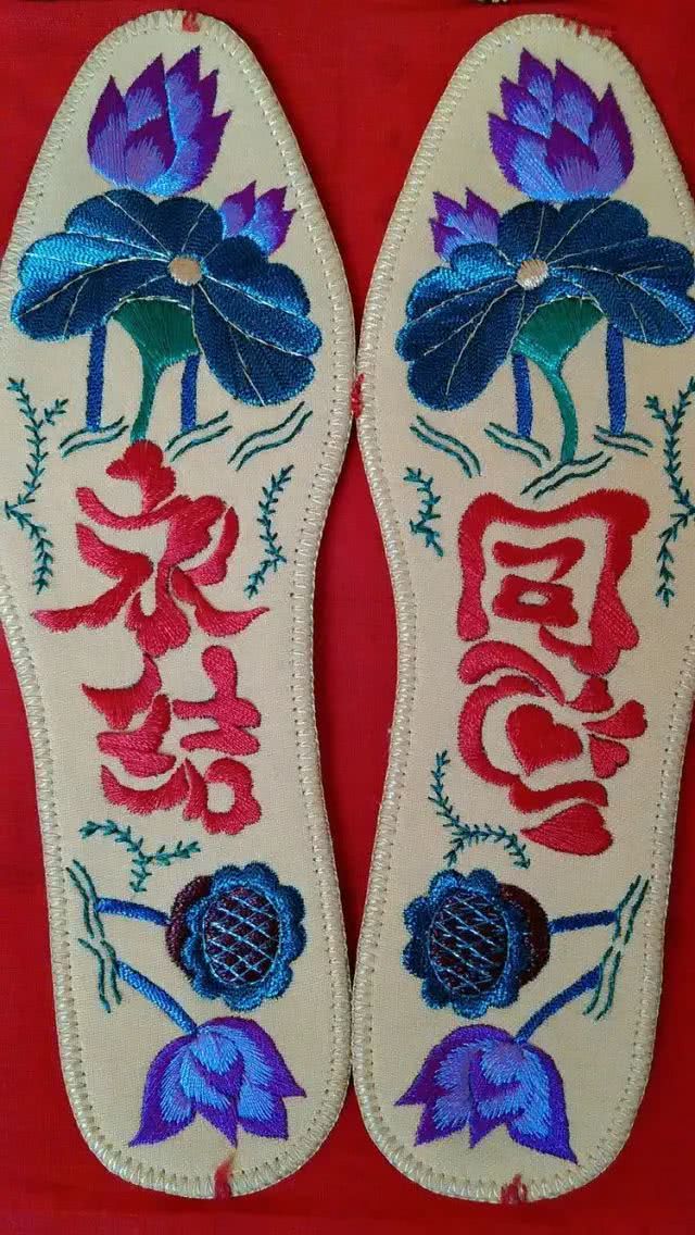 鞋垫图案360种大图超简单,最简单的十字绣鞋垫子图案