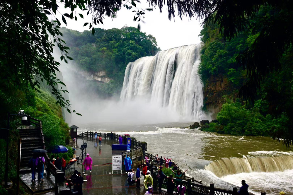 奇观壮丽瀑布,黄果树大瀑布壮观美景视频