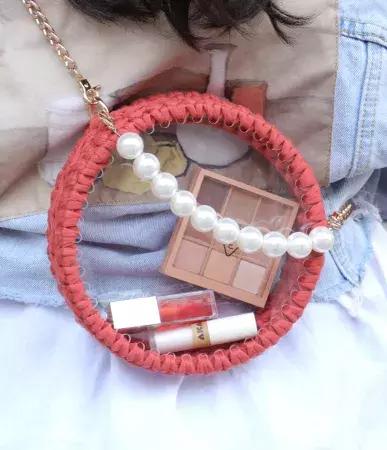 编织小香风材料包,手工diy小香风包编织教程