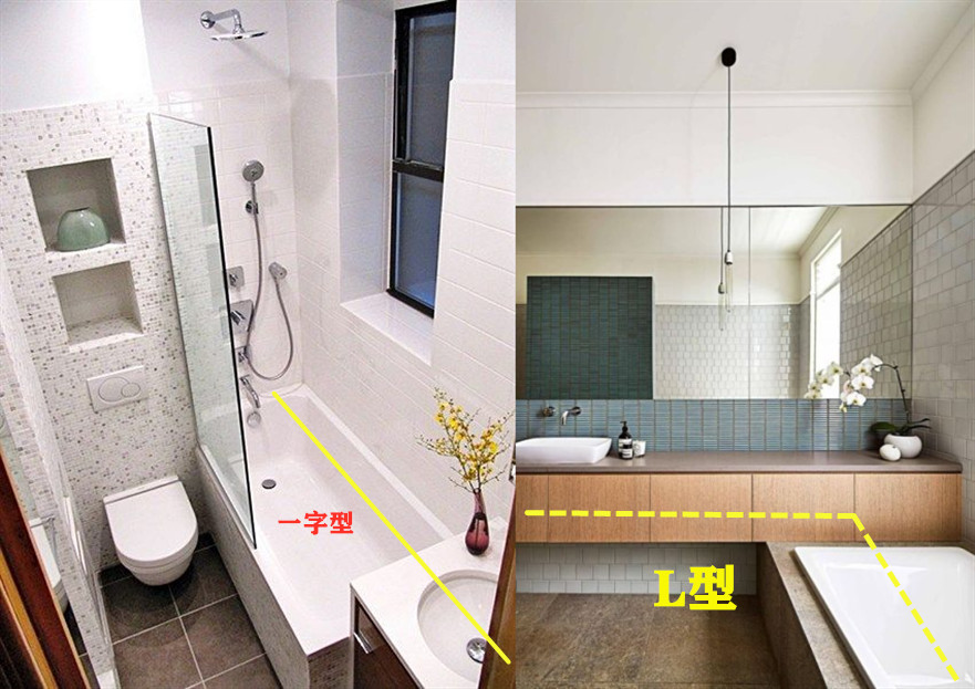 方形卫生间浴缸干湿分离,有浴缸的卫生间如何干湿分离