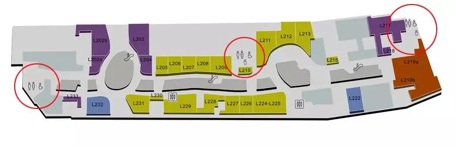 成都四大商场厕所,成都购物中心卫生间