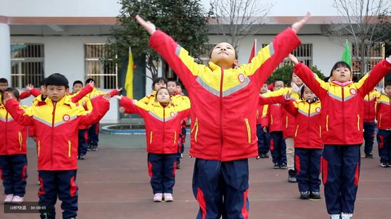 合肥市习友路小学课间操比赛,合肥市竹溪小学广播体操