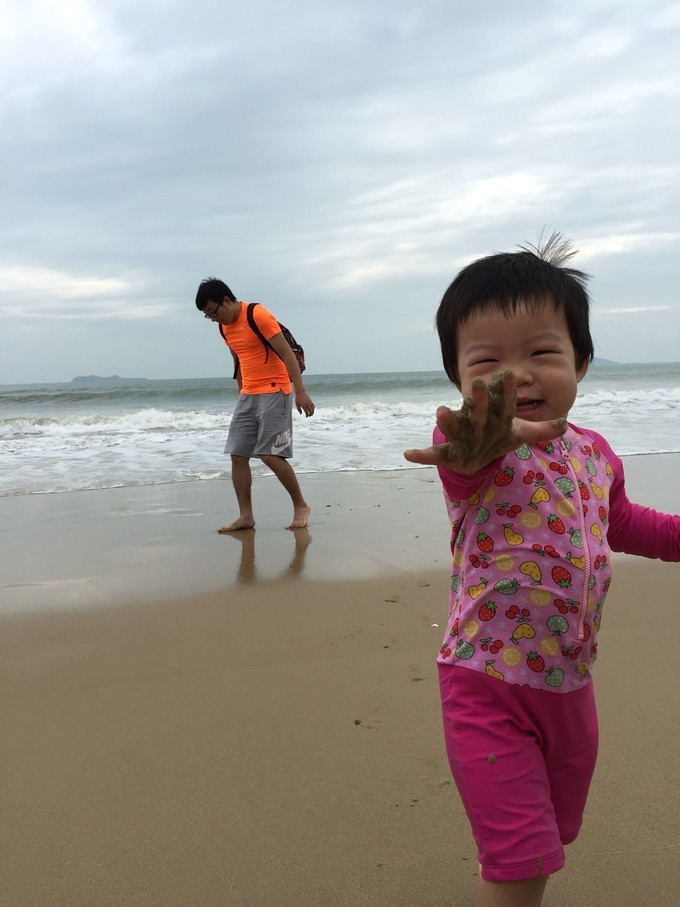 幸福旅行，宝宝第一次飞的去三亚
