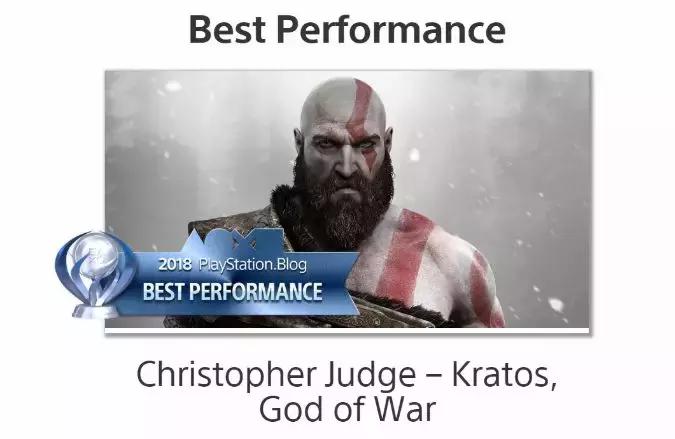 playstation奖,2018年度最佳游戏战神4