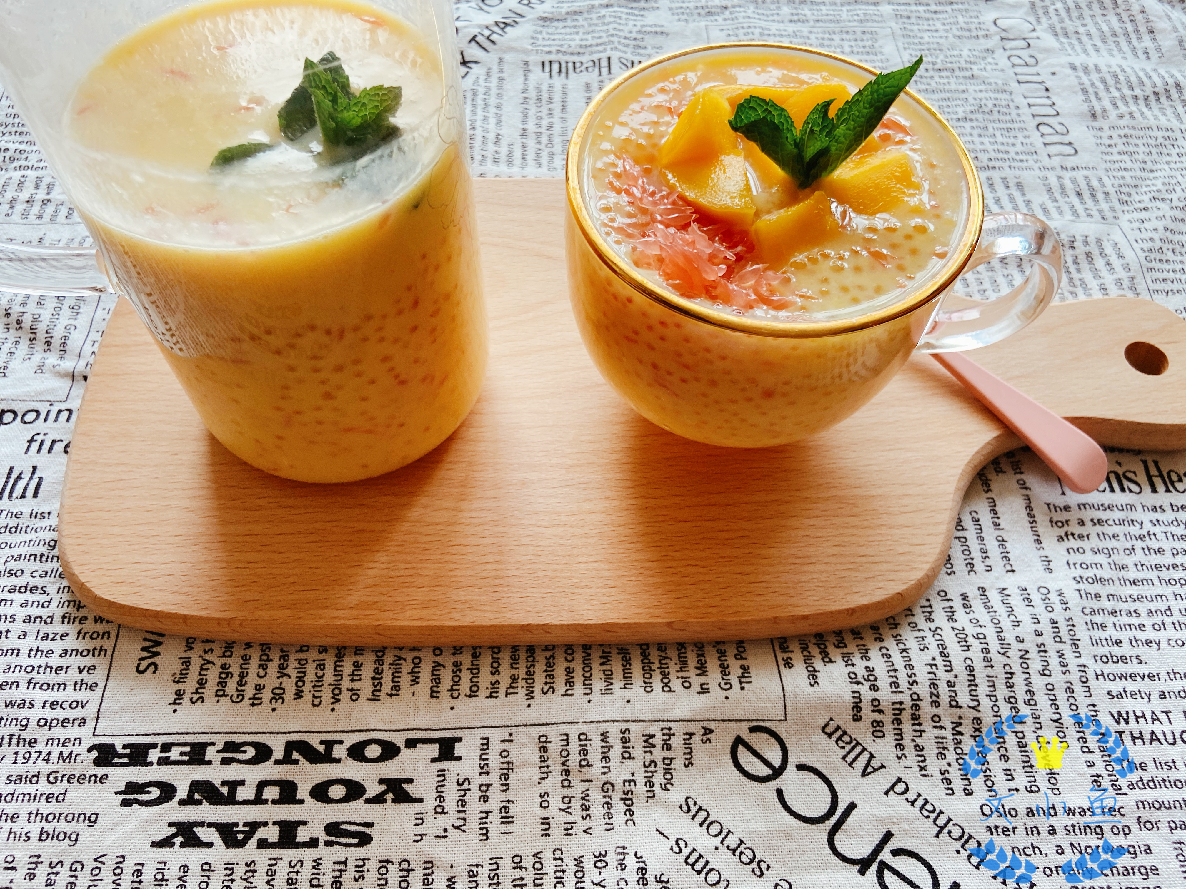 当港式甜品杨枝甘露被做成爆浆,杨枝甘露港式经典甜品