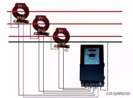 带互感器的单相电度表的接线方法,三相四线制电度表加互感器接线法