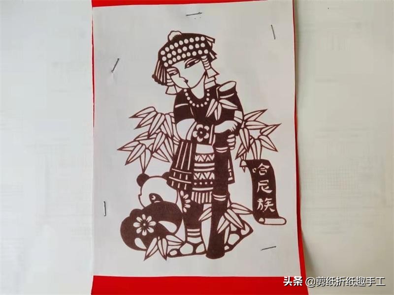 哈尼族剪纸视频,哈尼族图腾手工剪纸教程