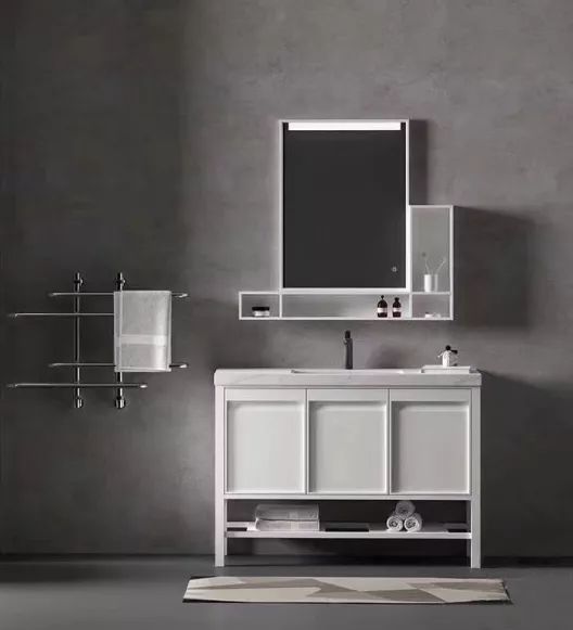 新式的岩板浴室柜物美价廉,最新浴室岩板柜