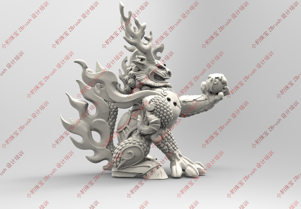 2023zbrush戒指基础教学,小豹珠宝zbrush设计教学