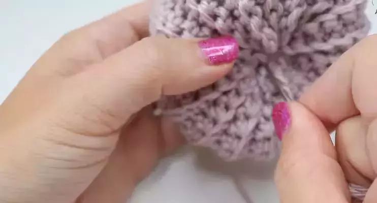 南瓜储物盒钩针教程,小南瓜卡子钩针教程