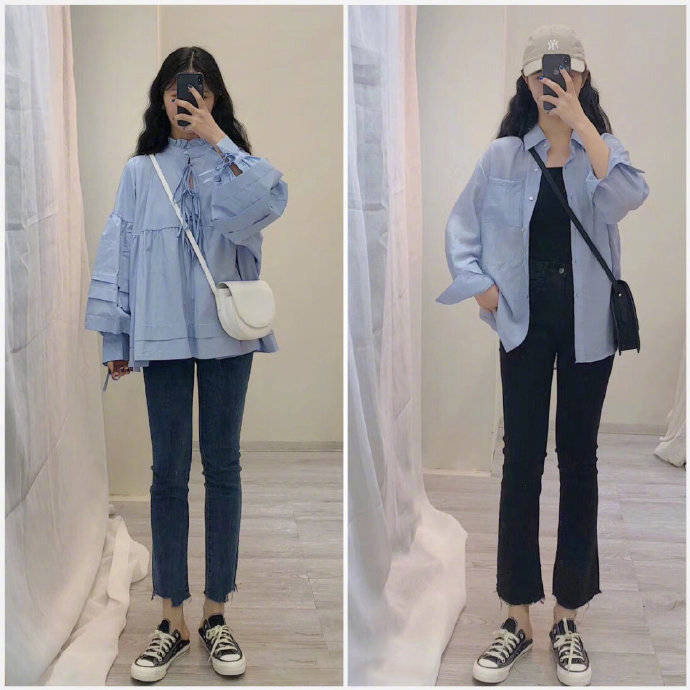 碎花雪纺半身裙配什么上衣好看,雪纺碎花裙半身长裙如何搭配上衣