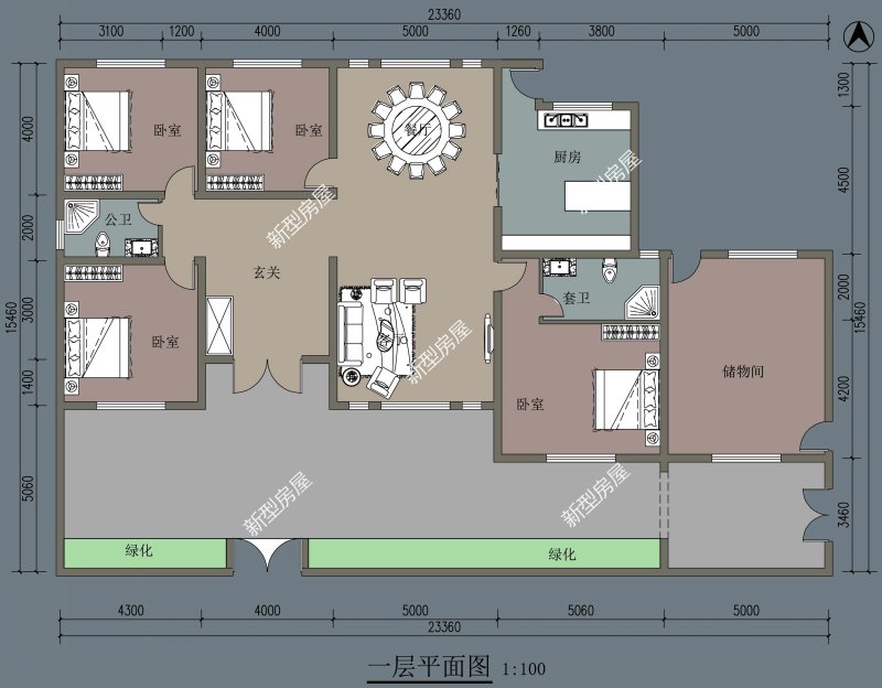 好看的中式农村自建房,简单实用的中式农村自建房