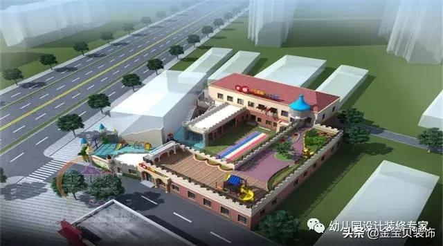 欧式幼儿园设计效果,幼儿园北欧风森系风格