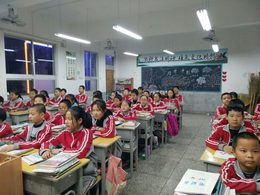 流曲初中部,流曲中学开学