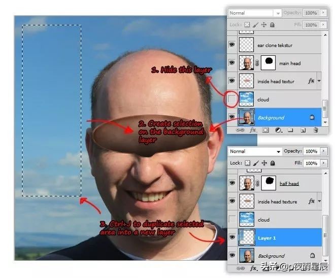 ps制作超现实创意人像,通过ps制作一幅超现实人像特效