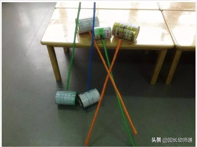 制作幼儿户外体育器械玩教具,幼儿园自制户外体育器械小推轮