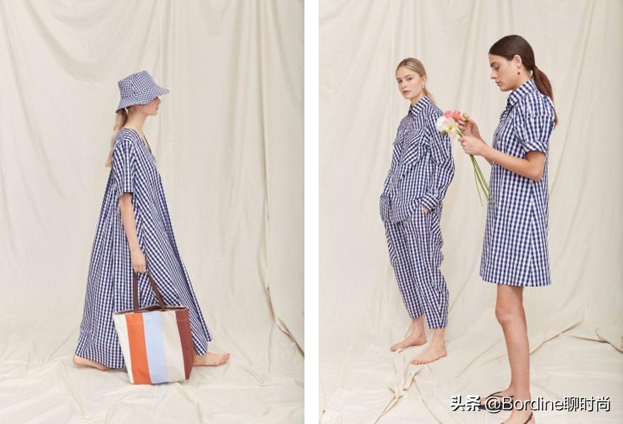 leemathews2021春夏，经典复古的条纹波点碎花