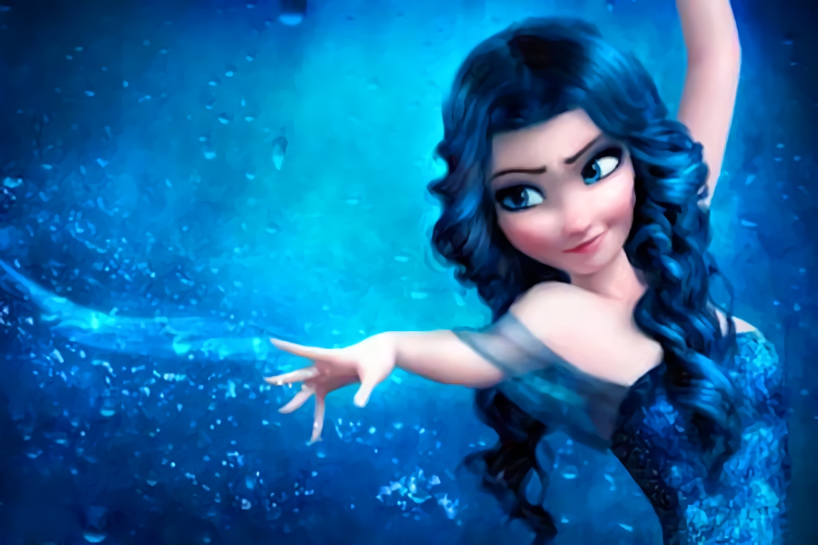 最好看的艾莎公主图,不同版本的艾莎公主画