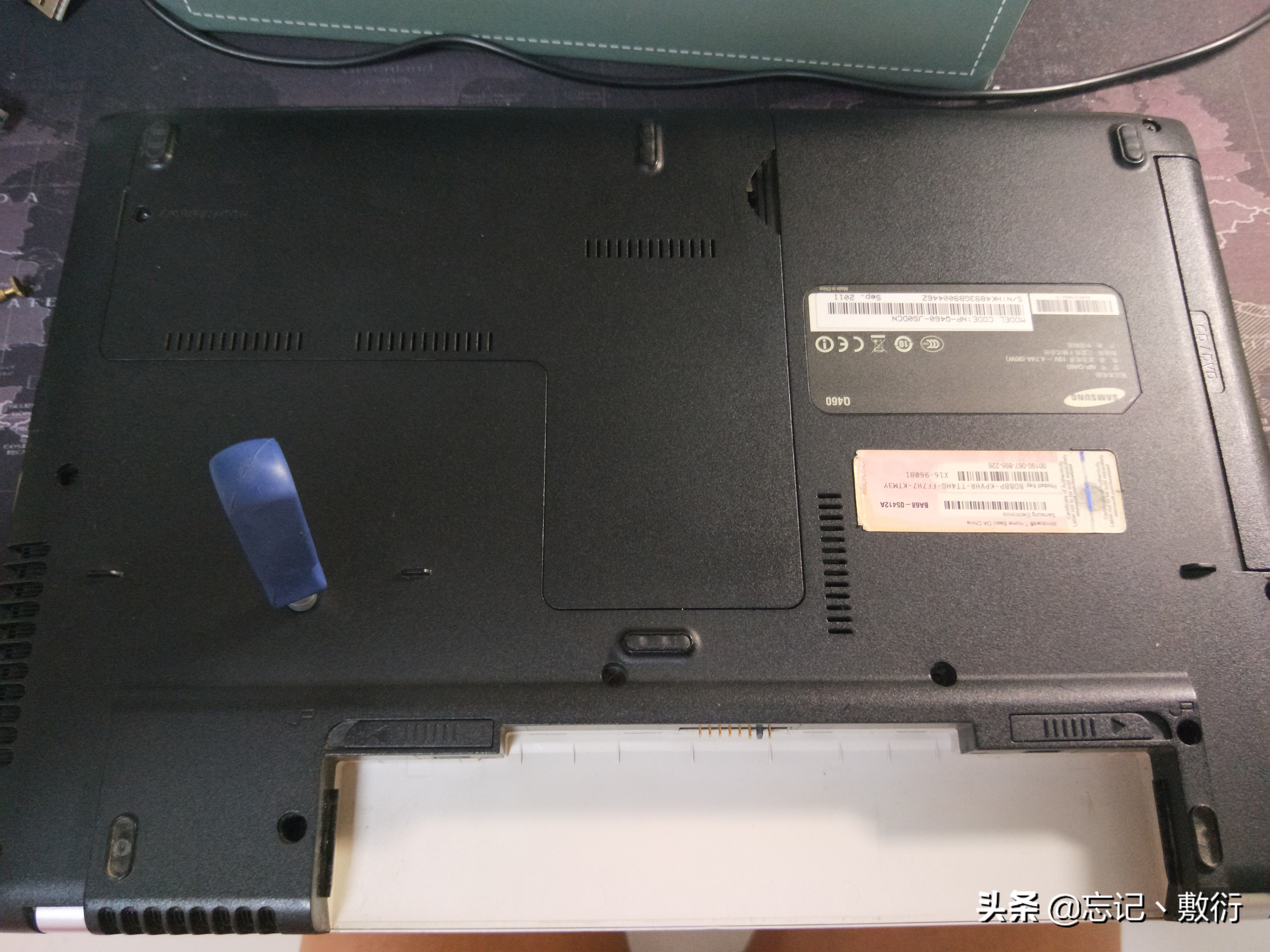 三星q460笔记本键盘拆解图鉴,三星笔记本r440键盘更换