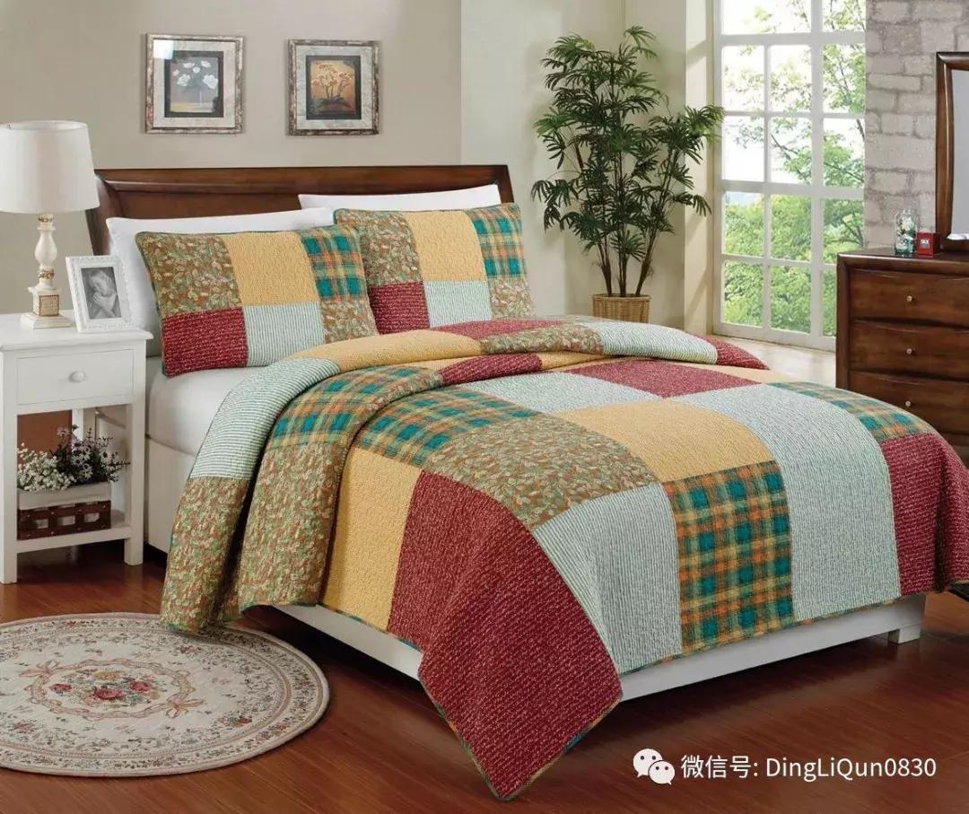 拼布三件套图片大全,拼布作品衣服