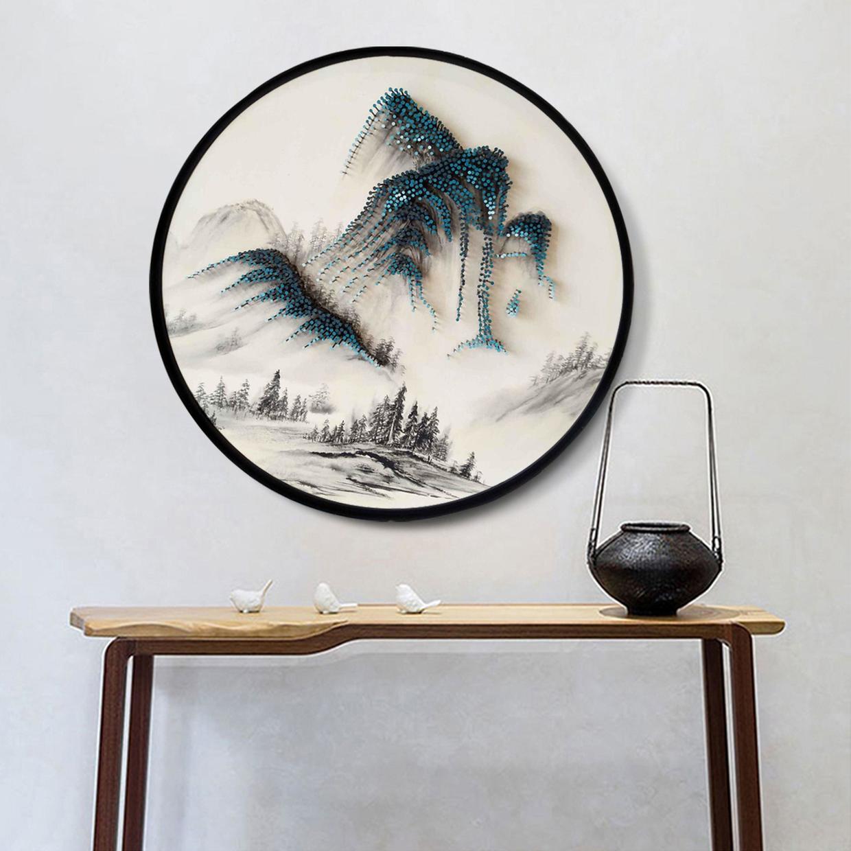 客厅背景墙挂画如何选择攻略推荐,客厅背景墙挂画技巧