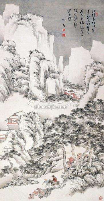 吕佛庭书法作品欣赏,吕佛庭山水画