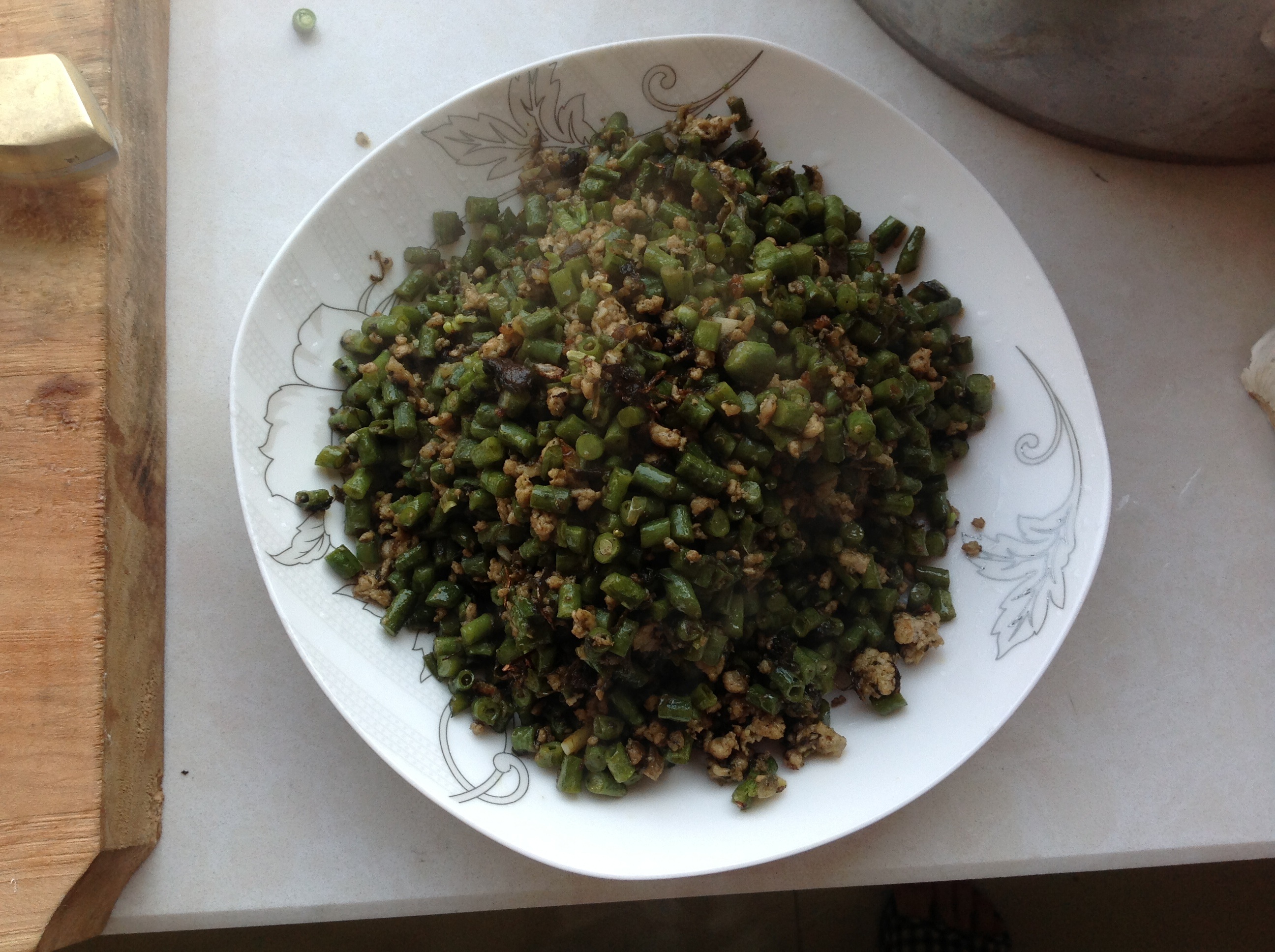 肉末橄榄菜炒豆角的做法,超下饭的橄榄菜肉末炒豆角