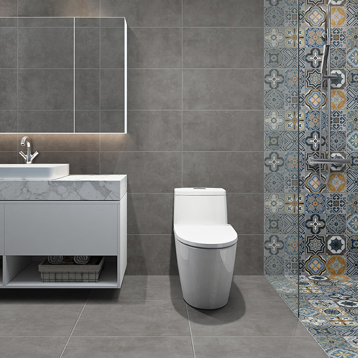 厨房客厅卫生间瓷砖用什么材料,卫生间400*800的上下色瓷砖效果图