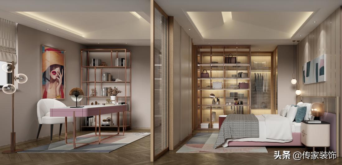 珠海别墅设计装修法式宫廷风格,轻奢风大宅别墅装饰设计实景