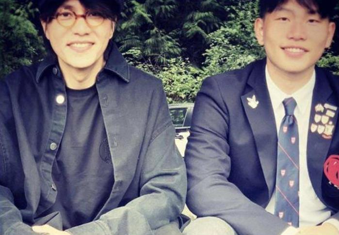 陈坤19岁儿子近照曝光,陈坤韩国