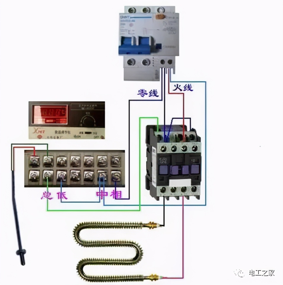 电表脱扣器和断路器接线图,abb断路器接电表接线图