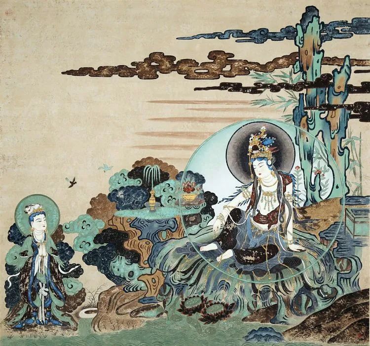 敦煌壁画体验,走进敦煌光影艺术展