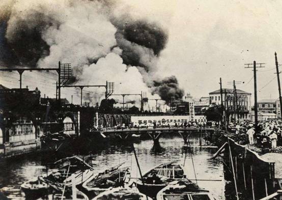 老照片1923年关东地震日本,关东地震前的东京