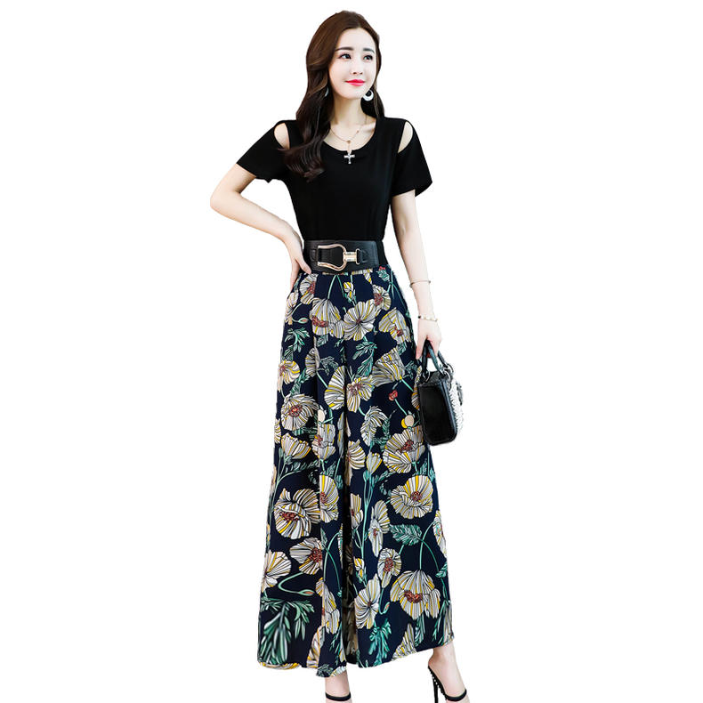 阔腿裤显瘦休闲开叉,阔腿裤显瘦高腰慵懒