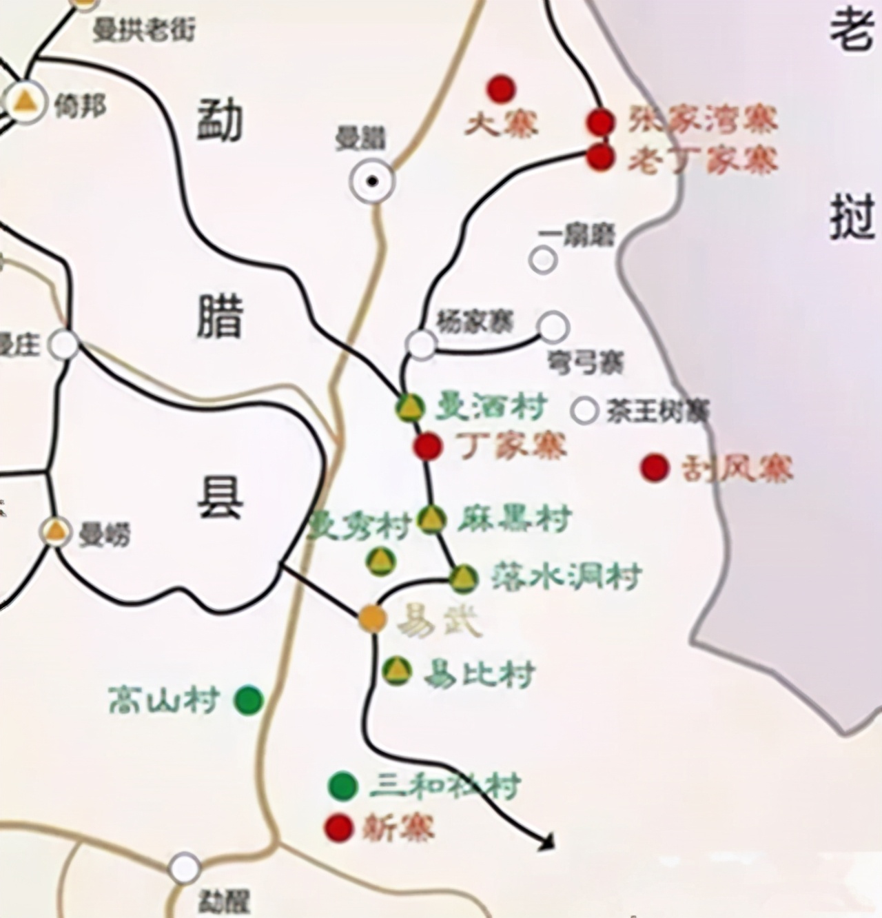 西双版纳茶叶产区图片,西双版纳茶区著名茶山介绍