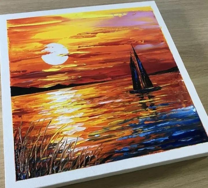 油画大全100张装饰画,精品手绘油画风景图片