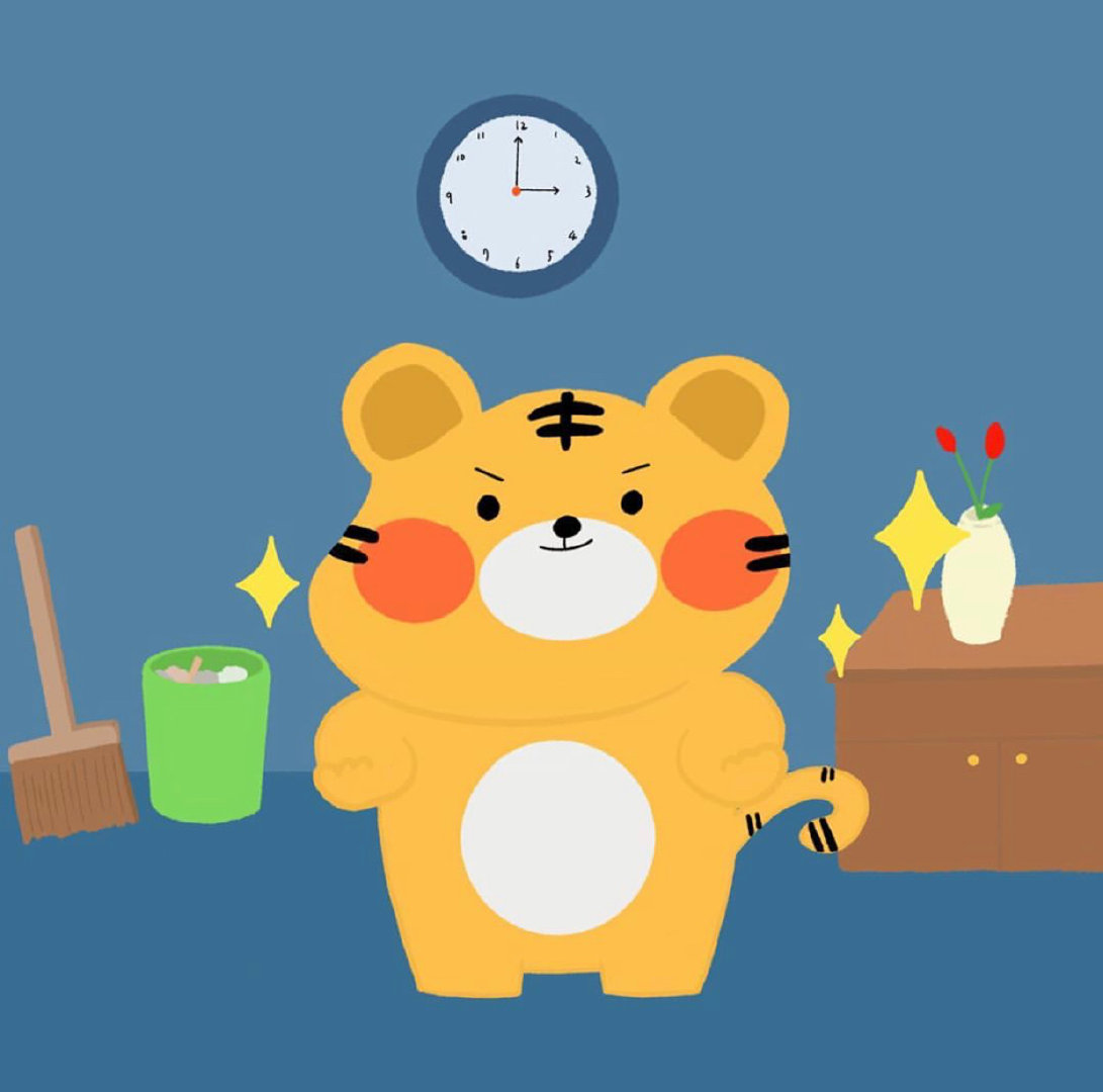 卡通老虎送福头像,漂亮老虎头像霸气卡通